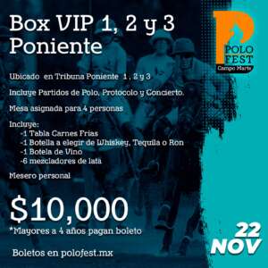Box Vip 1 Poniente - Mesa 02