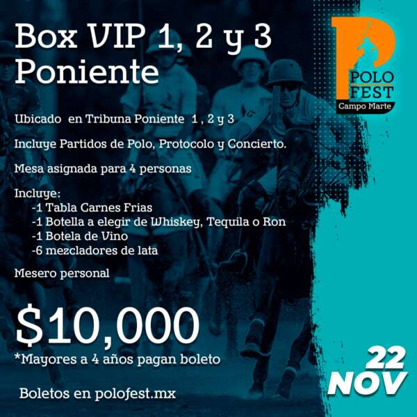 Box Vip 1 Poniente - Mesa 03